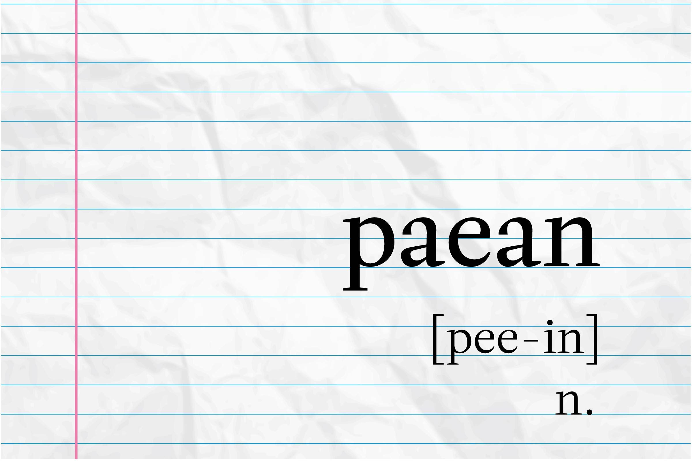 paean