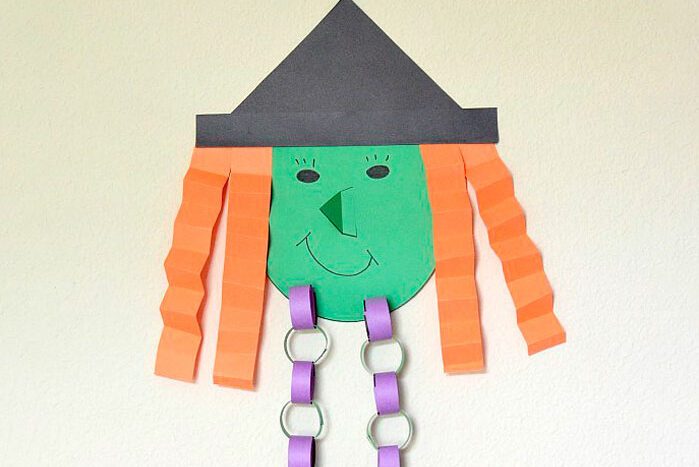 Witch Halloween Countdown Craft For Kids