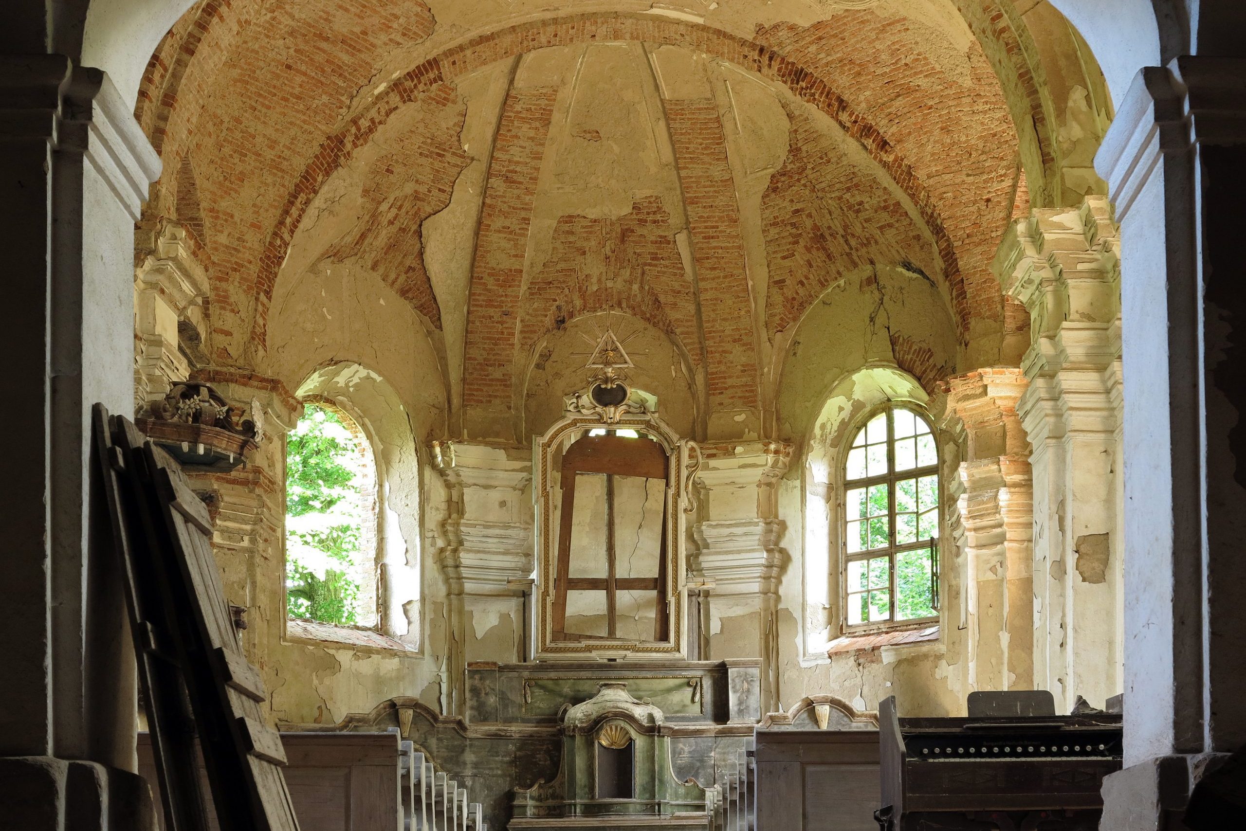Ruins of the church of the Holy Trinity