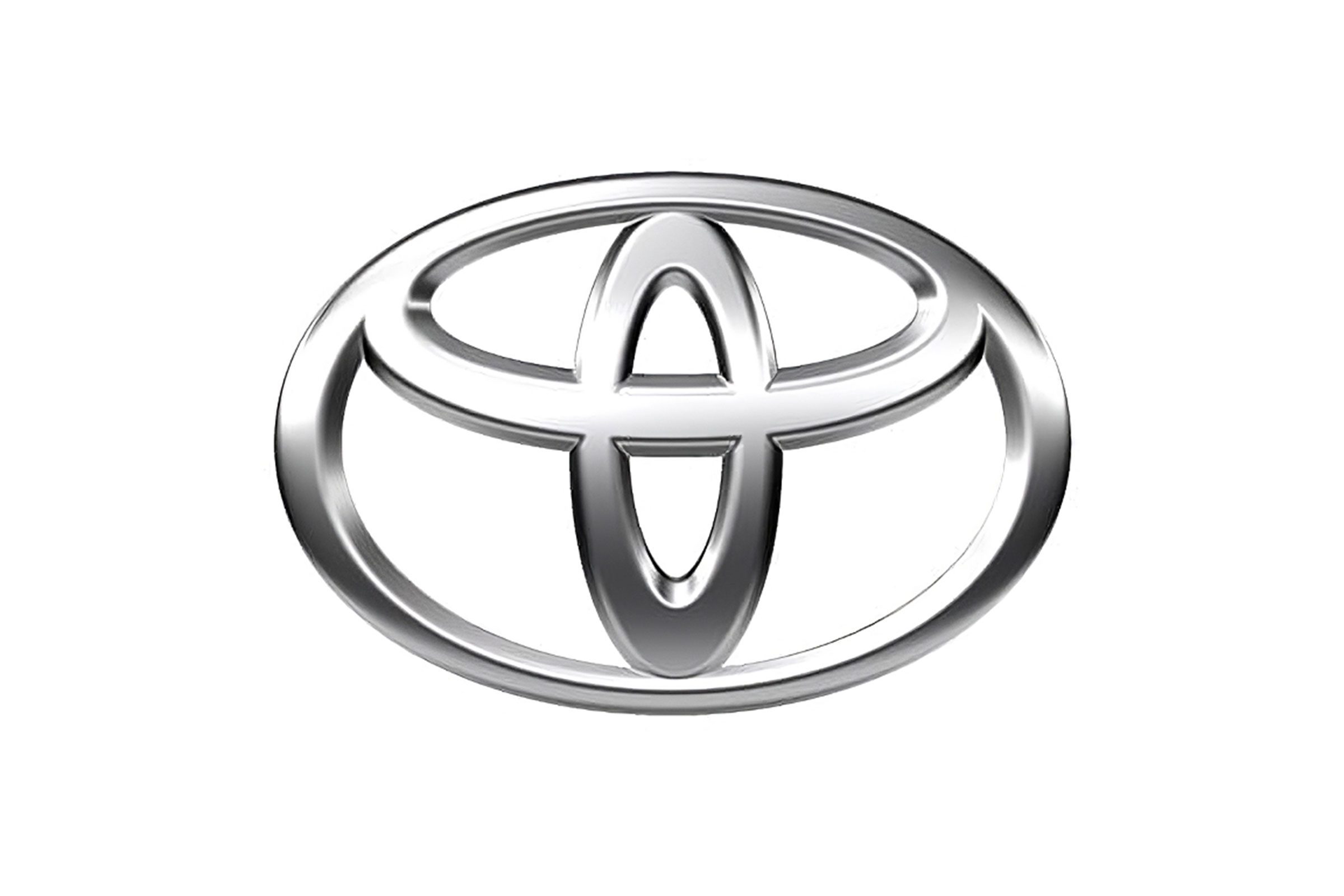 Toyota logo on a white background