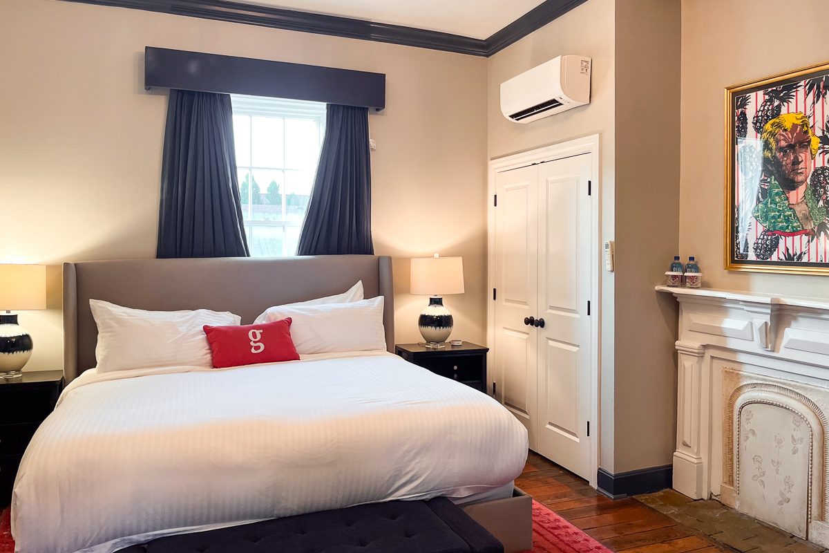 interior of hotel room in Nashville