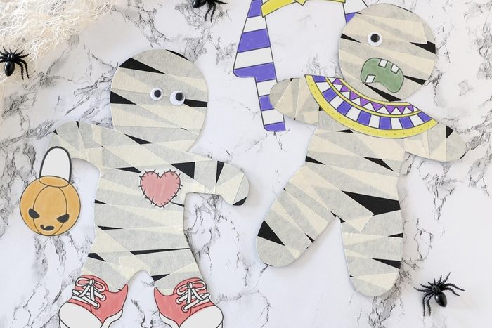 Masking Tape Mummy