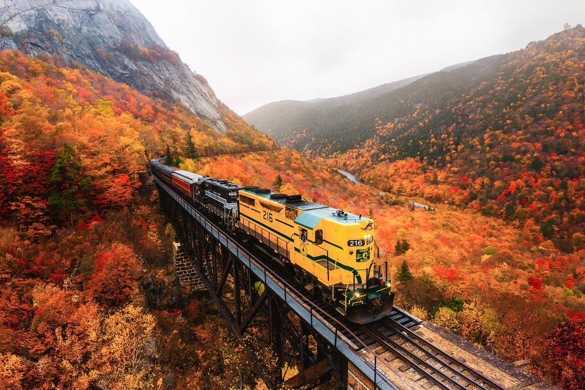 Conway train, New Hampshire