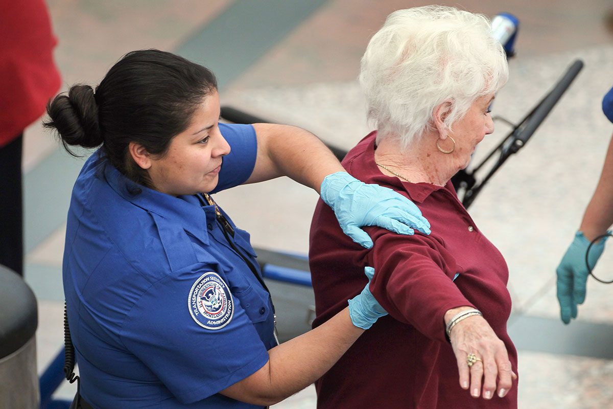 TSA Screens Passengers At Denver International Airport