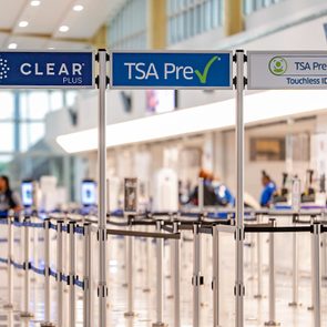The North Transportation Security Administration security checkpoint at Ronald Reagan Washington National Airport
