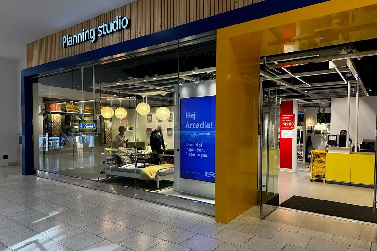 Ikea small storefront