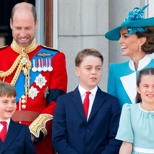 royal family watch an RAF flypast from the balcony of Buckingham Palace